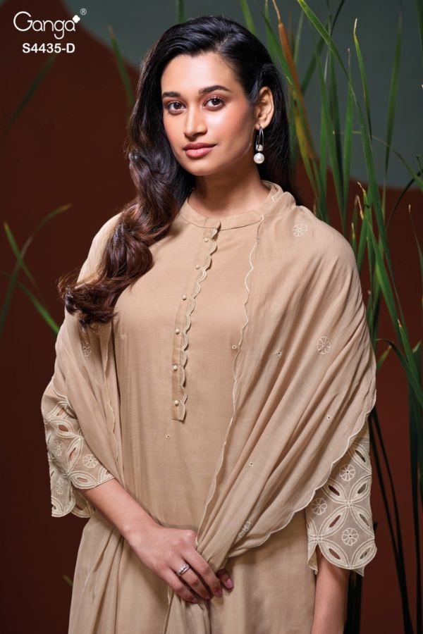 Ganga Fashion Erazya S4435 Mul Ladies Suit S4435-D