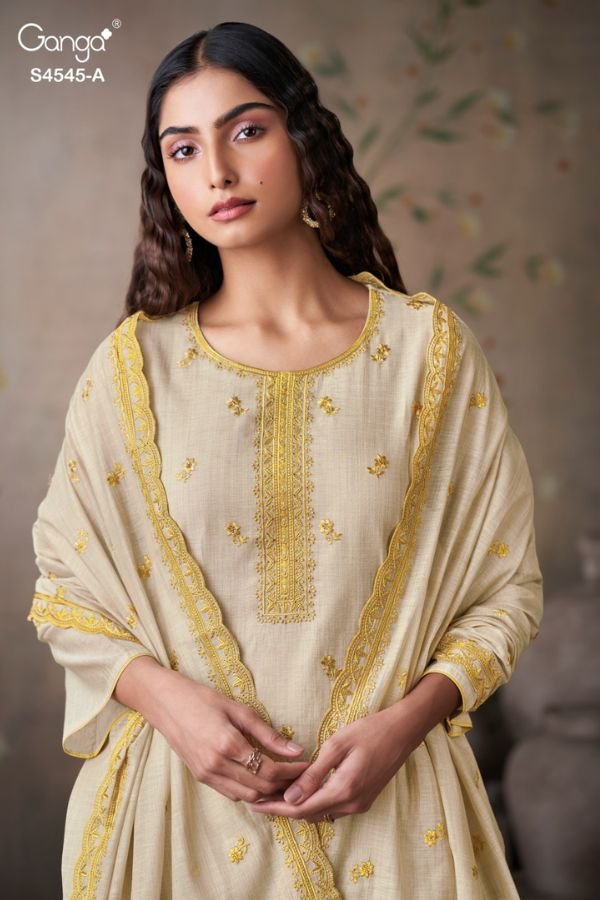 Ganga Fashion Geynika S4545 Mal Salwar Suits S4545-A