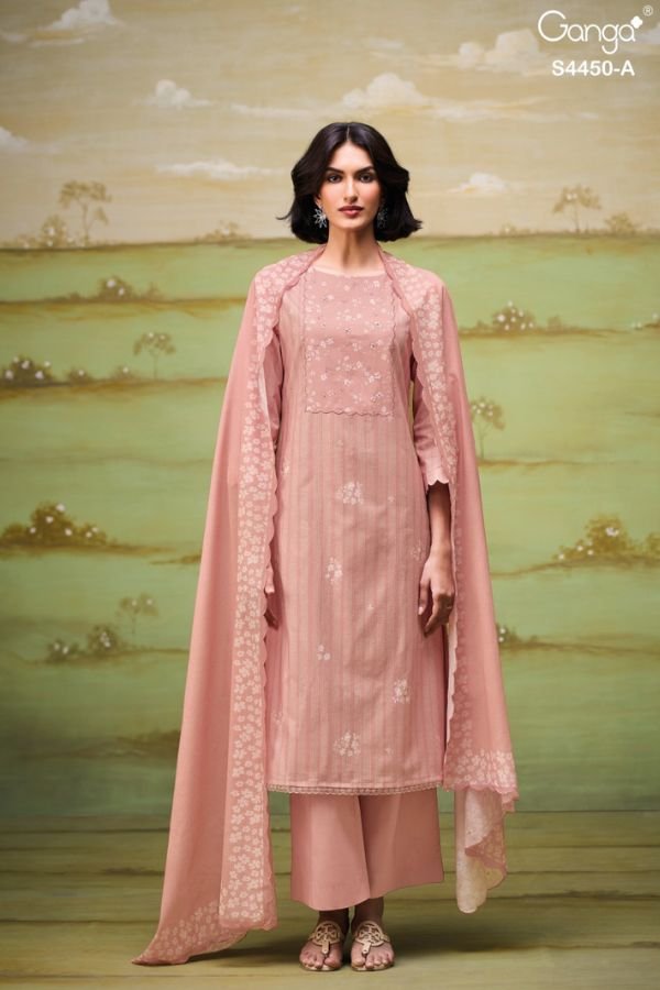 Ganga Fashion Hesika S4450 Cotton Ladies Salwar Suit S4450-A