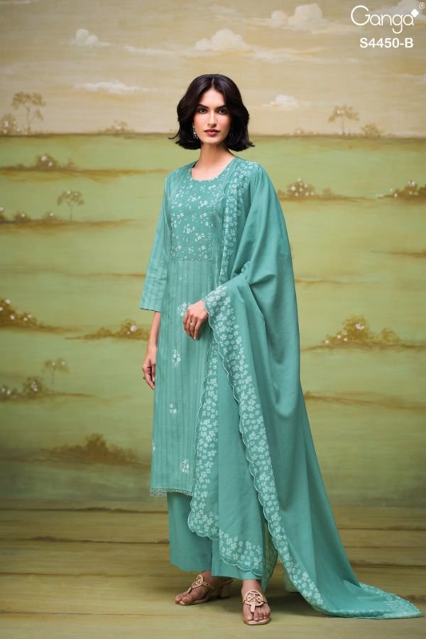 Ganga Fashion Hesika S4450 Cotton Ladies Salwar Suit S4450-B