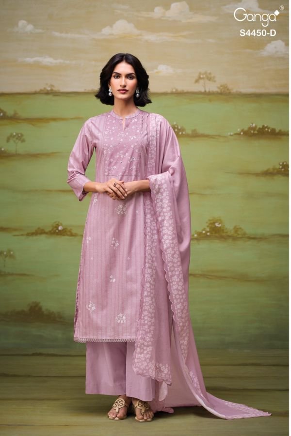 Ganga Fashion Hesika S4450 Cotton Ladies Salwar Suit S4450-D