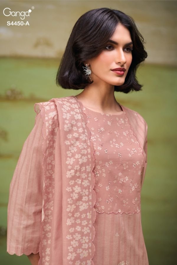 Ganga Fashion Hesika S4450 Cotton Ladies Salwar Suit S4450-A