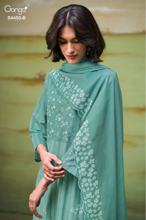 Ganga Fashion Hesika S4450 Cotton Ladies Salwar Suit S4450-B