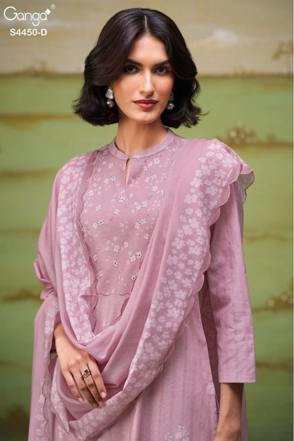 Ganga Fashion Hesika S4450 Cotton Ladies Salwar Suit S4450-D