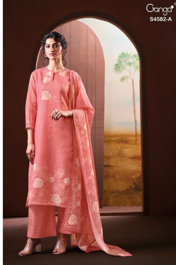 Ganga Fashion Ieris S4582 Ladies Suit S4582-A