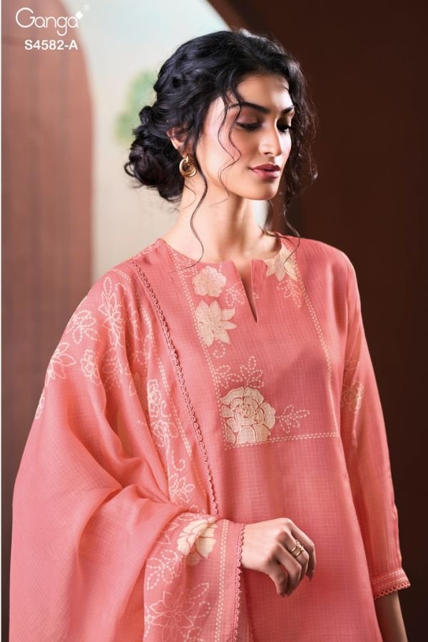 Ganga Fashion Ieris S4582 Ladies Suit S4582-A