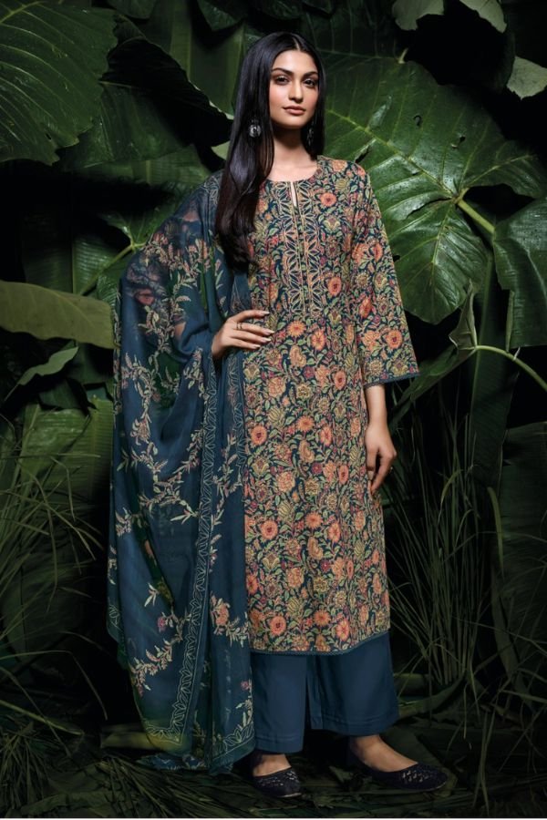Ganga Fashion Jasira S4493 Cotton Ladies Suits S4493-D