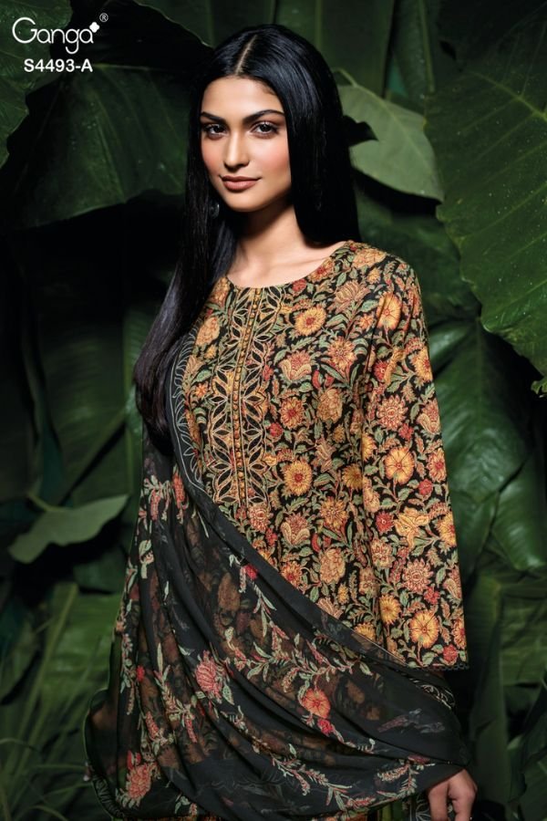 Ganga Fashion Jasira S4493 Cotton Ladies Suits S4493-A