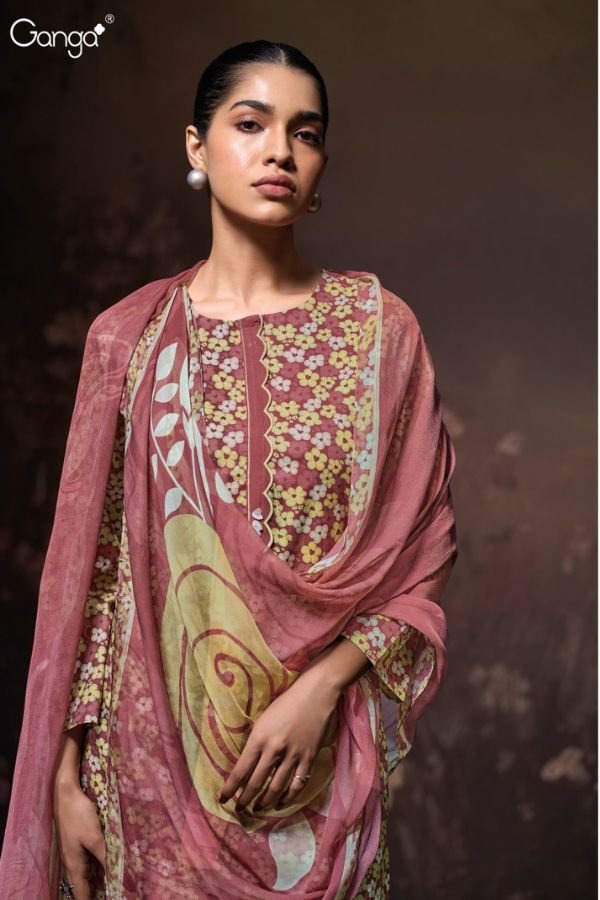 Ganga Fashion Luraa S3589 Cotton Ladies Suits S3589-A