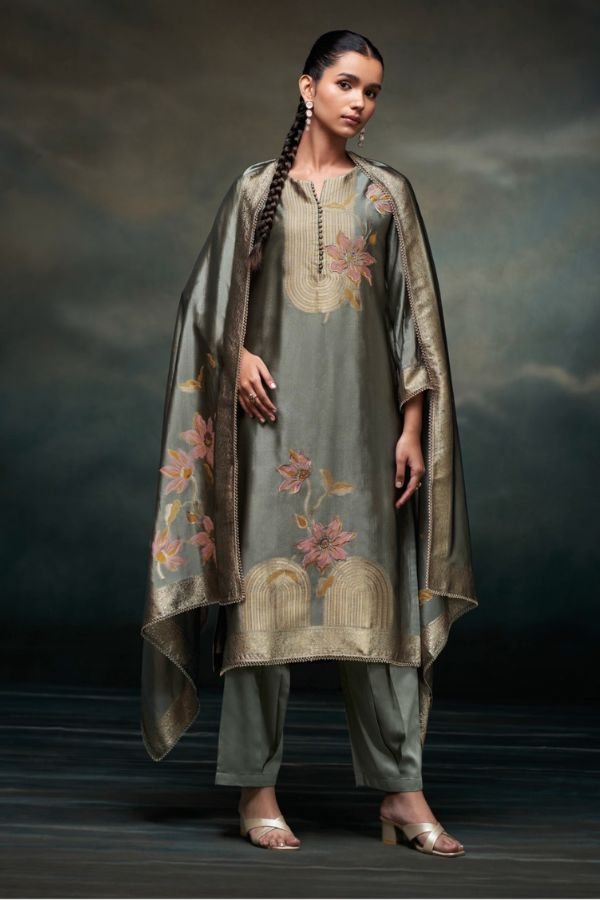 Ganga Fashion Niraah S4275 Silk Ladies Suits S4275-D