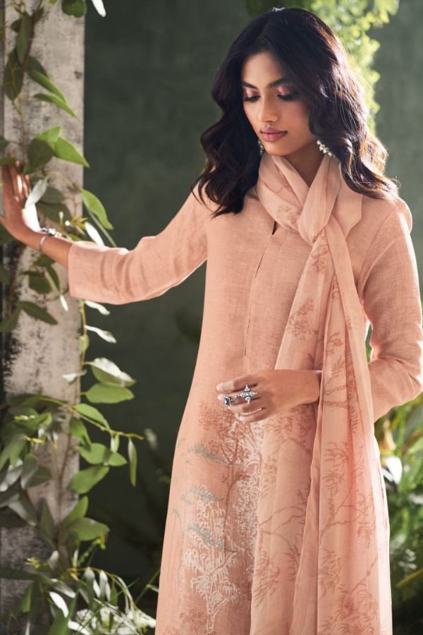 Ganga Fashion Omnia Linen Ladies Suit C2259