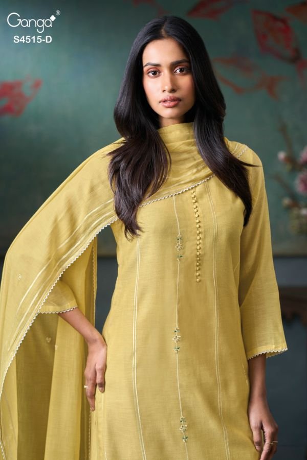 Ganga Fashion Ozyra S4515 Mul Ladies Suit S4515-D