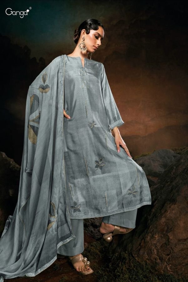 Ganga Fashion Ragna Russian Silk Ladies Suits C2036