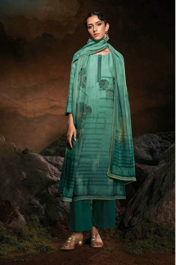 Ganga Fashion Ragna Russian Silk Ladies Suit C2036