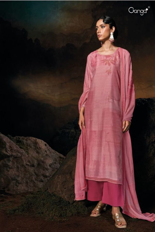 Ganga Fashion Ragna Russian Silk Ladies Suit C2037