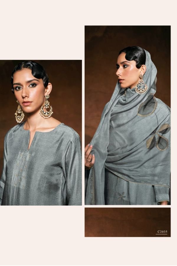 Ganga Fashion Ragna Russian Silk Ladies Suits C2035