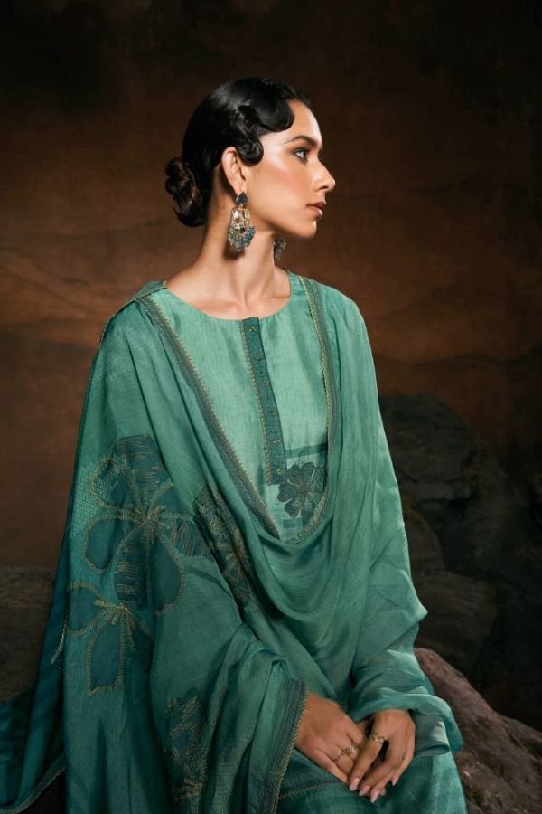 Ganga Fashion Ragna Russian Silk Ladies Suit C2036