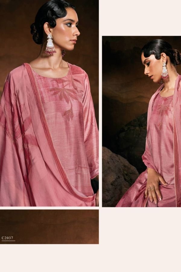Ganga Fashion Ragna Russian Silk Ladies Suit C2037
