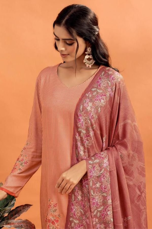 Glossy Simar Roohani Lawn Cotton Printed Salwar Suits 5412-D