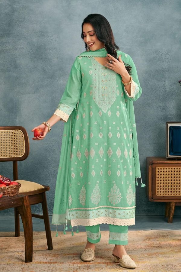 Jay Vijay Prints Anardana Cotton Ladies Salwar Suits 10713