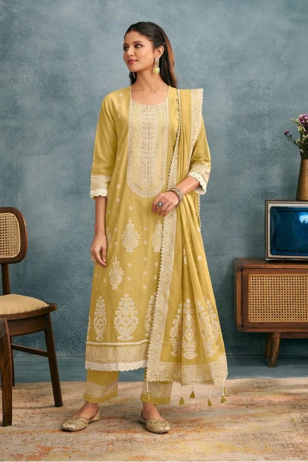 Jay Vijay Prints Anardana Cotton Ladies Salwar Suits 10715
