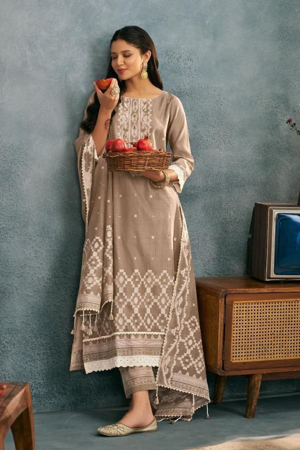 Jay Vijay Prints Anardana Cotton Ladies Salwar Suits 10714