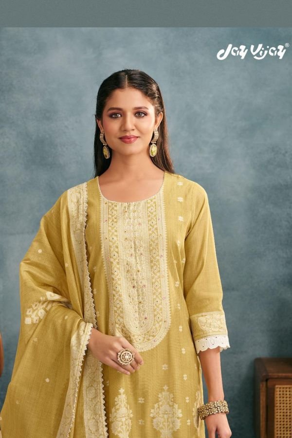 Jay Vijay Prints Anardana Cotton Ladies Salwar Suits 10715