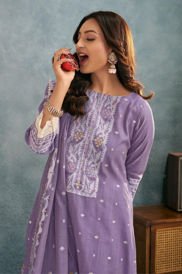 Jay Vijay Prints Anardana Cotton Ladies Salwar Suits 10716