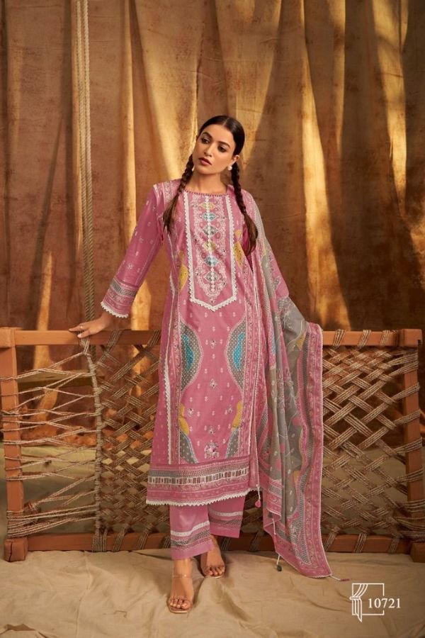 Jay Vijay Prints Bachpan Cotton Ladies Salwar Suit 10721