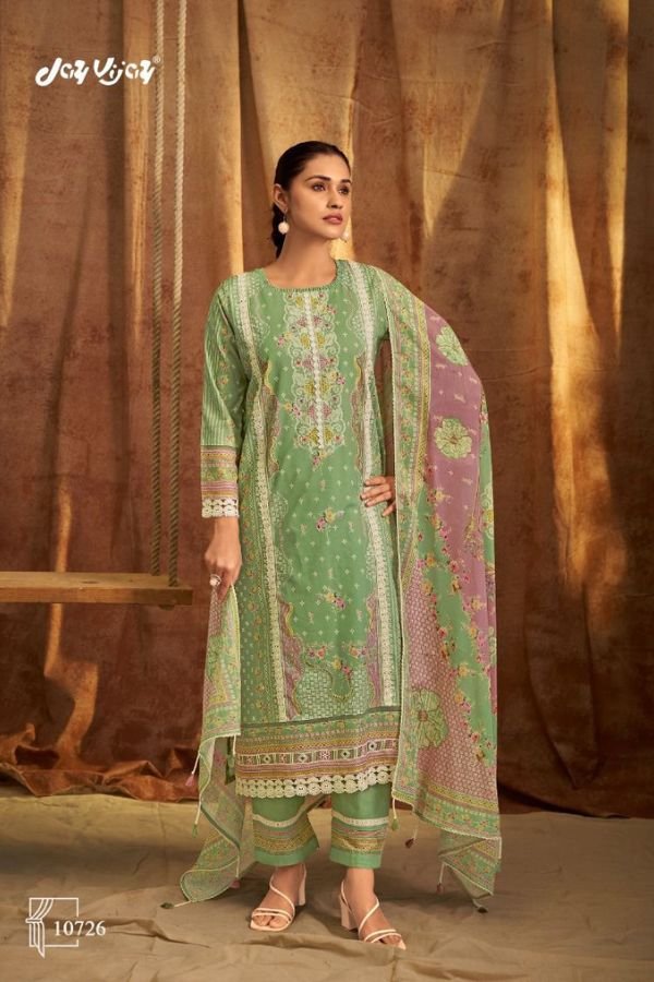 Jay Vijay Prints Bachpan Cotton Ladies Salwar Suit 10726