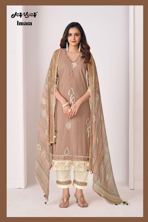 Jay Vijay Prints Imara 3275 Cotton Ladies Salwar Suit 3275-D