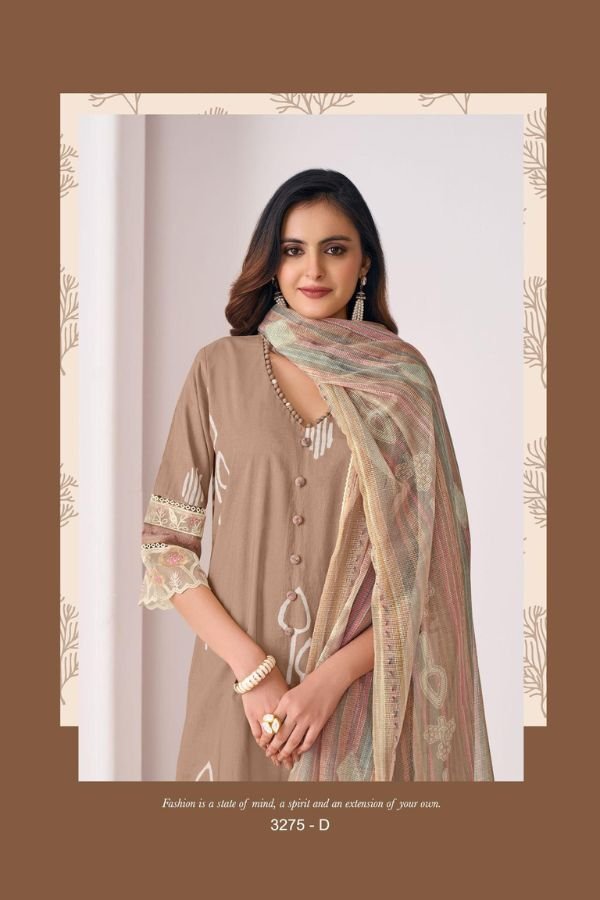 Jay Vijay Prints Imara 3275 Cotton Ladies Salwar Suit 3275-D