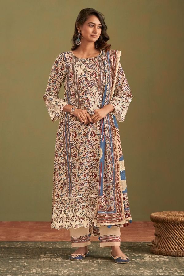 Jay Vijay Prints Jahan 3 Cotton Unstitched Salwar Suits 10691