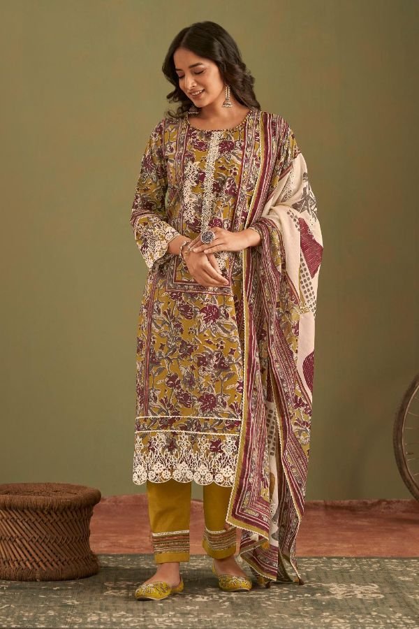 Jay Vijay Prints Jahan 3 Cotton Unstitched Salwar Suits 10693