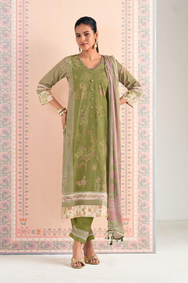 Jay Vijay Prints Khidki 4 Cotton Ladies Salwar Suit 10651