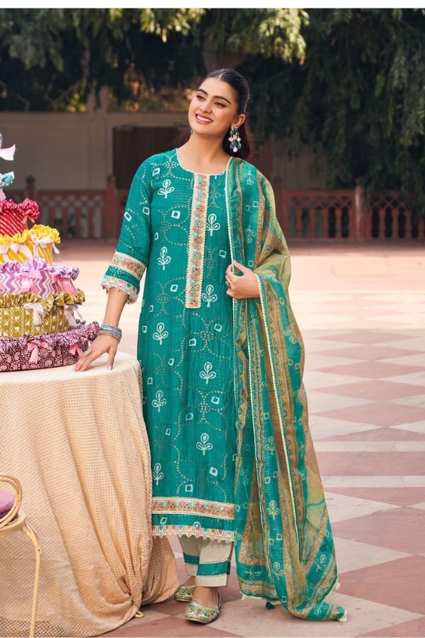 Jay Vijay Prints Misthi Muslin Ladies Salwar Suit 10826