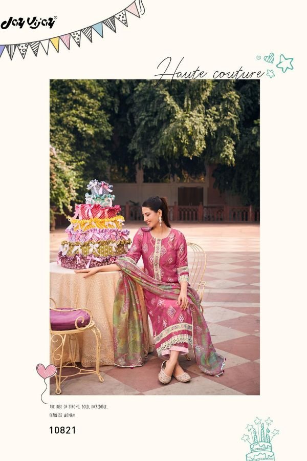 Jay Vijay Prints Misthi Muslin Ladies Salwar Suits 10821