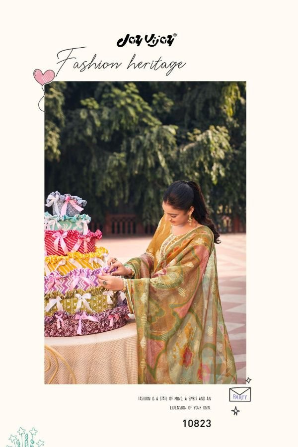 Jay Vijay Prints Misthi Muslin Ladies Salwar Suit 10823