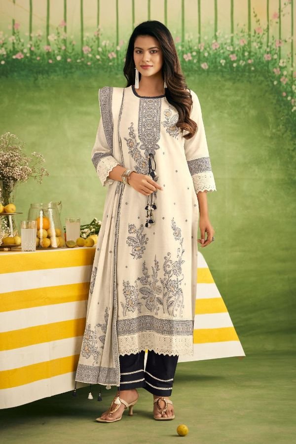 Jay Vijay Prints Nimbu Pani 2 Cotton Unstitched Salwar Suits 10756