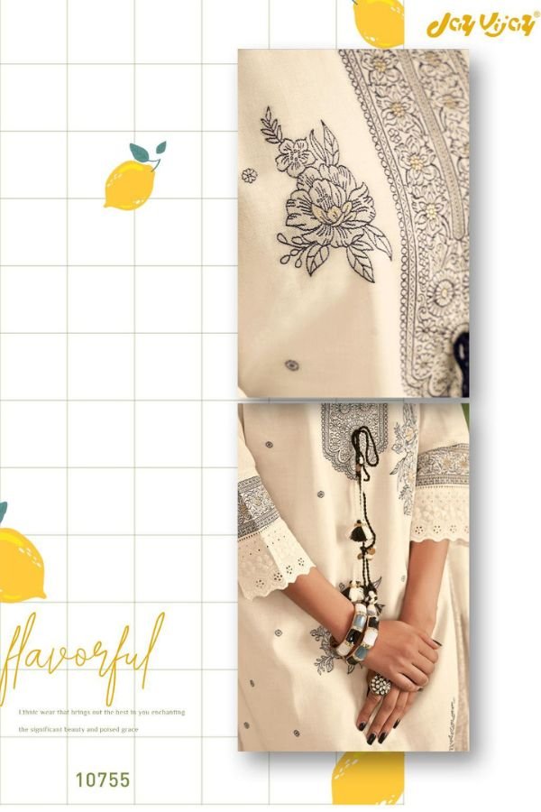 Jay Vijay Prints Nimbu Pani 2 Cotton Unstitched Salwar Suits 10755