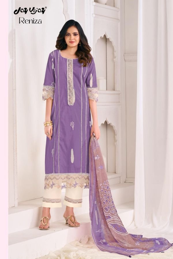 Jay Vijay Prints Reniza Cotton Ladies Salwar Suit 3274-A