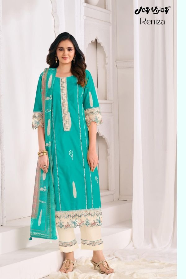 Jay Vijay Prints Reniza Cotton Ladies Salwar Suit 3274-B