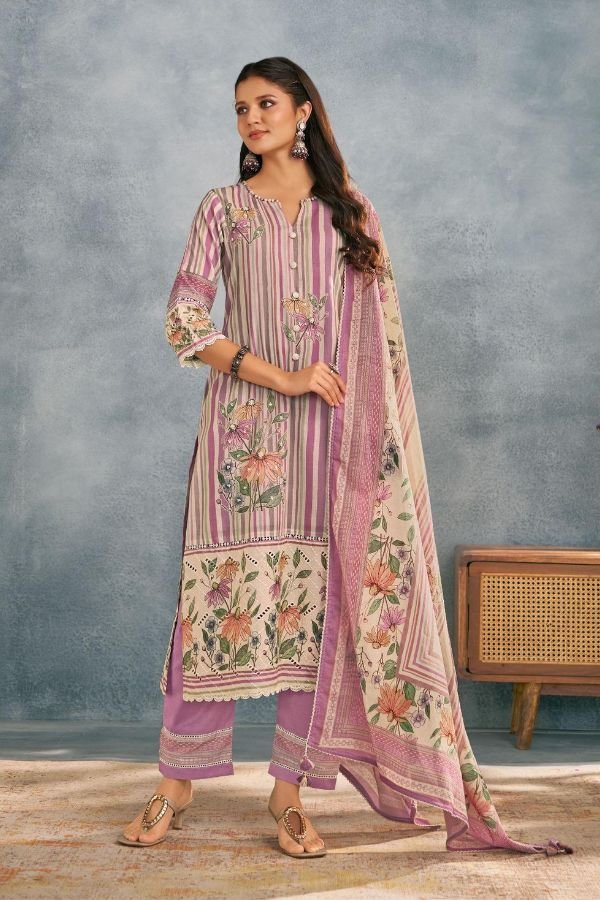 Jay Vijay Prints Saumyata Cotton Unstitched Salwar Suit 10705