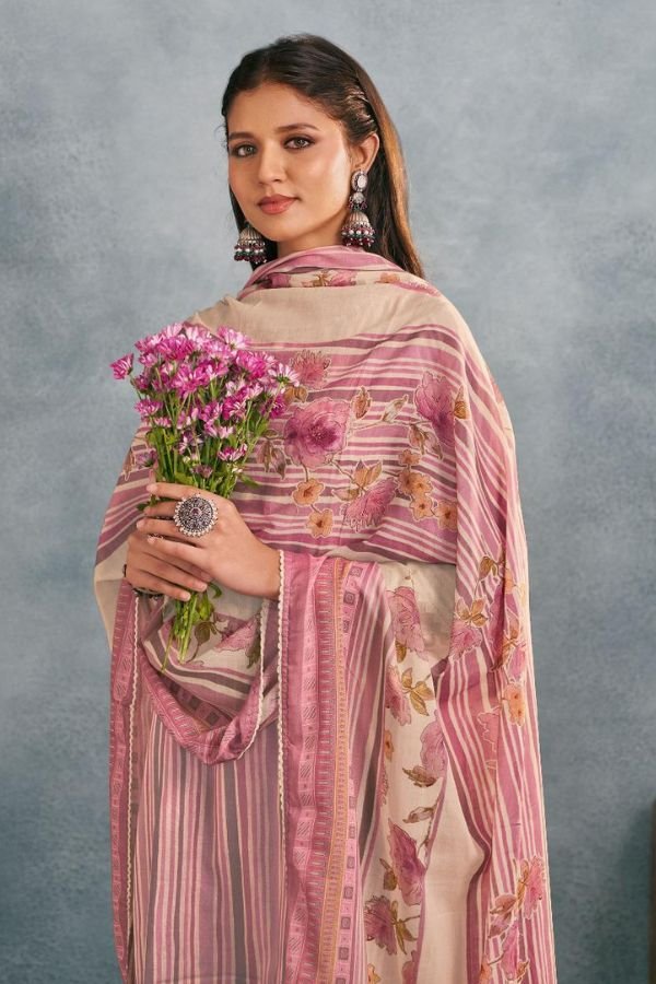 Jay Vijay Prints Saumyata Cotton Unstitched Salwar Suits 10701