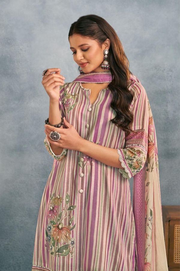 Jay Vijay Prints Saumyata Cotton Unstitched Salwar Suit 10705
