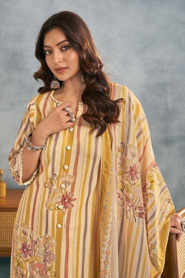 Jay Vijay Prints Saumyata Cotton Unstitched Salwar Suit 10706