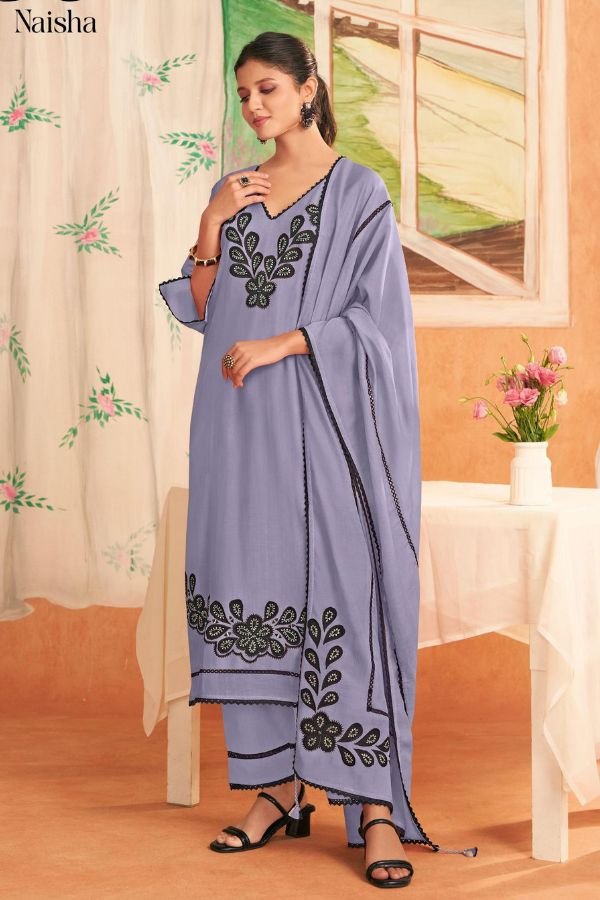 Jay Vijay Prints Shai Naisha Ladies Salwar Suit 3264-C