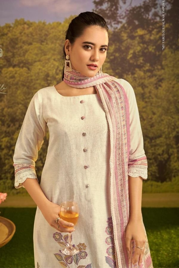 Jay Vijay Prints Taazgi Linen Salwar Suit 10804