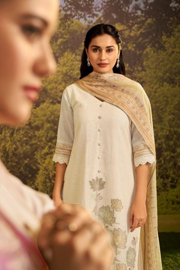 Jay Vijay Prints Taazgi Linen Salwar Suit 10805