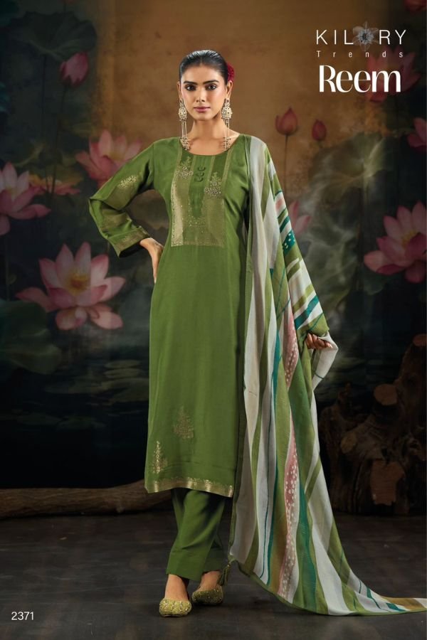 Kilory Trends Reem Muslin Silk Ladies Salwar Suit 2371